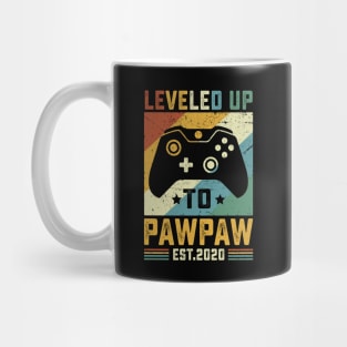 Vintage Leveled Up To Pawpaw Est.2020 Mug